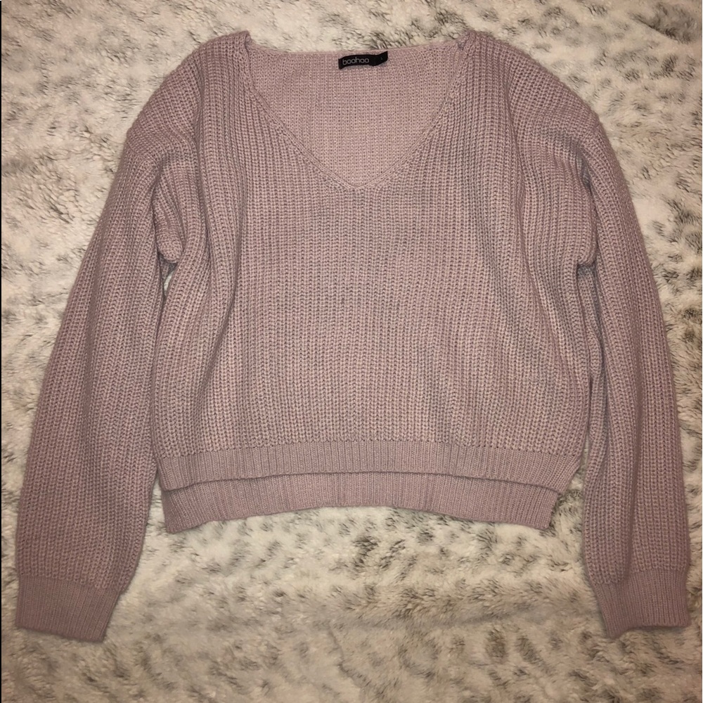 Lilac knit sweater